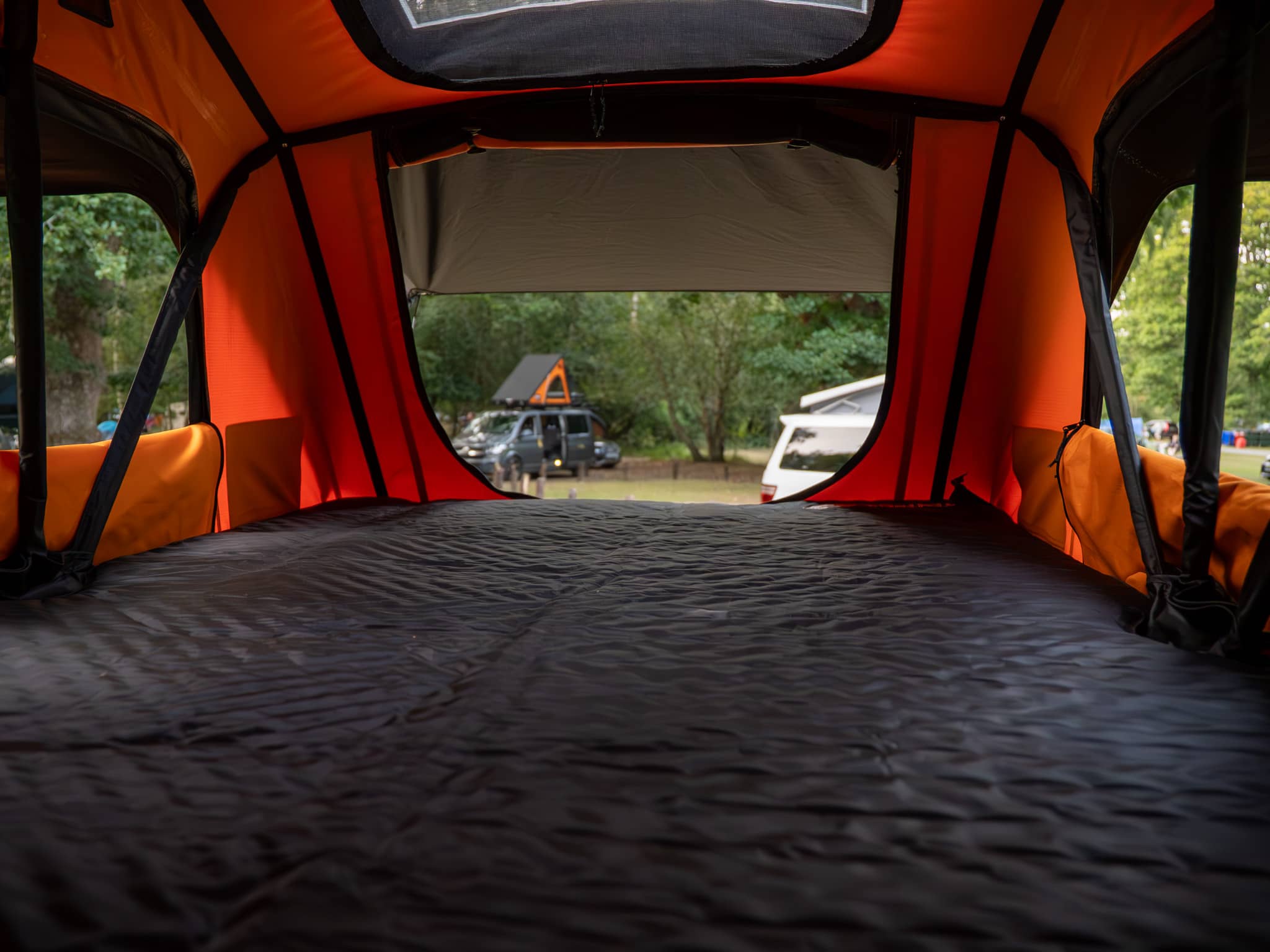 Самонадуваем матрак TentBox Lite (Mattress Topper)