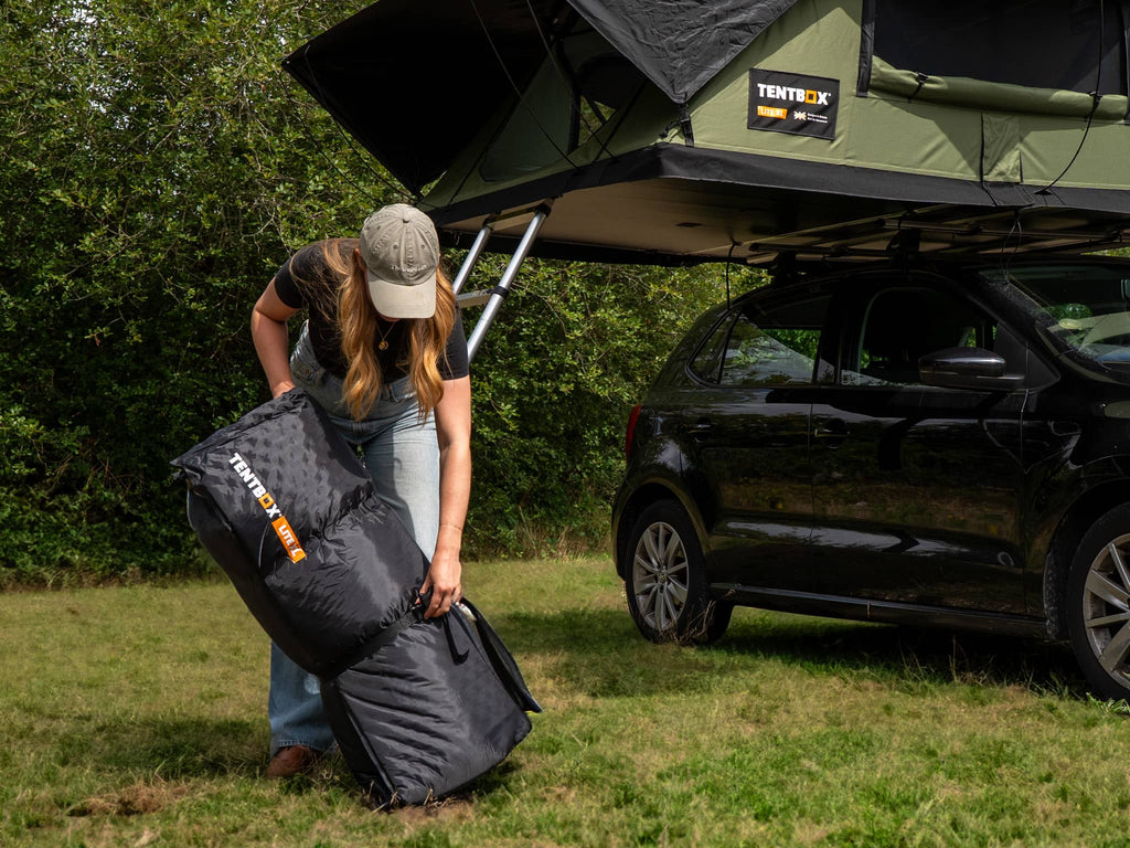Самонадуваем матрак TentBox Lite XL (Mattress Topper)