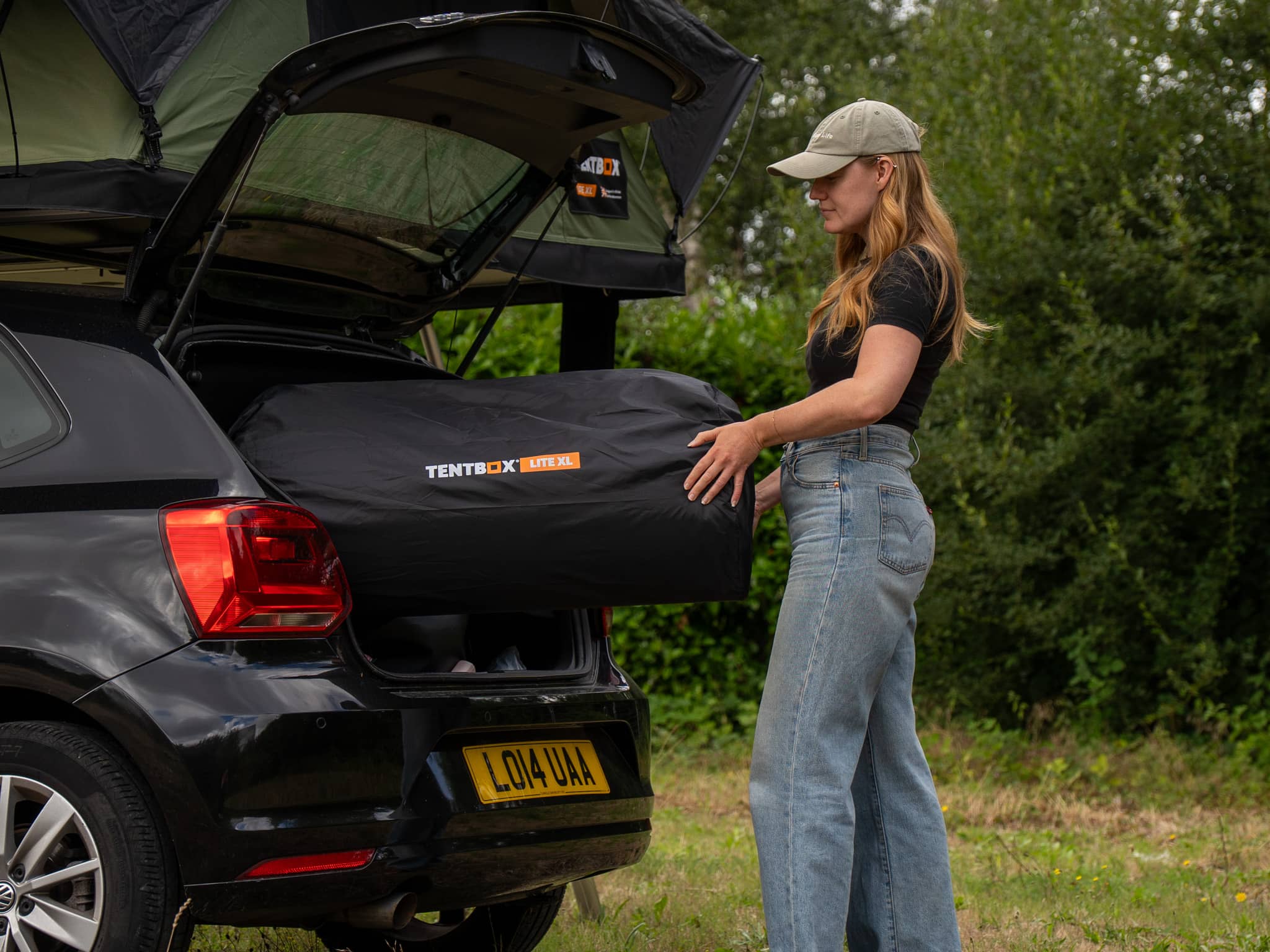 Самонадуваем матрак TentBox Lite XL (Mattress Topper)